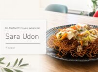 Saraudon aus der Heißluftfritteuse – knusprige Nudeln mit Gemüse und Hackfleisch