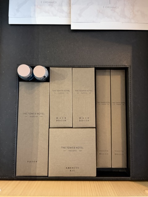 THE TOWER HOTEL NAGOYA 客室のアメニティキット